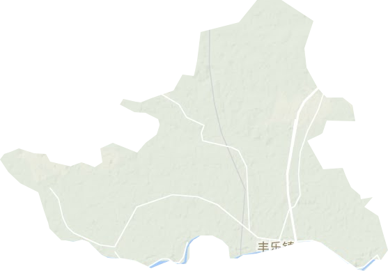 丰乐镇地形图