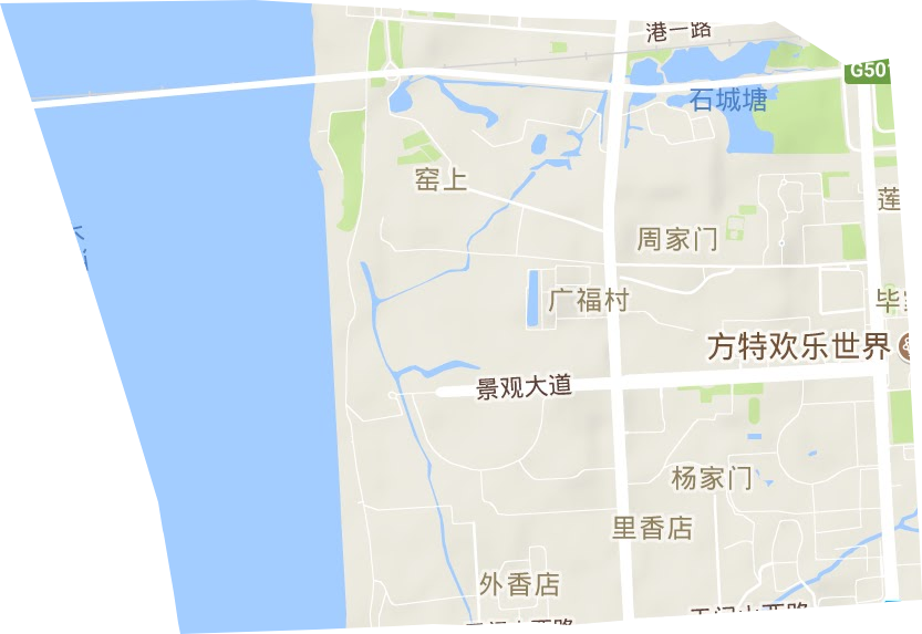 天门山公共服务中心地形图