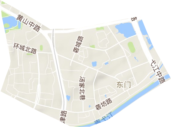 大砻坊公共服务中心地形图