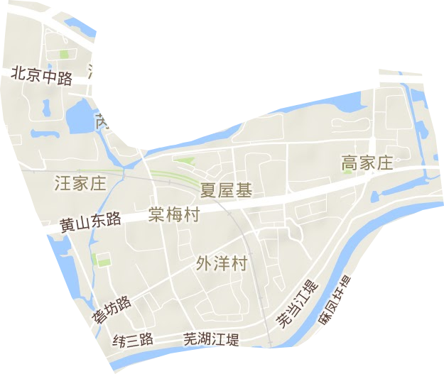 镜湖新城公共服务中心地形图