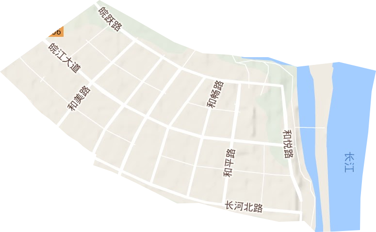 安徽省江北产业集中区地形图