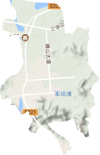 横山公共服务中心地形图