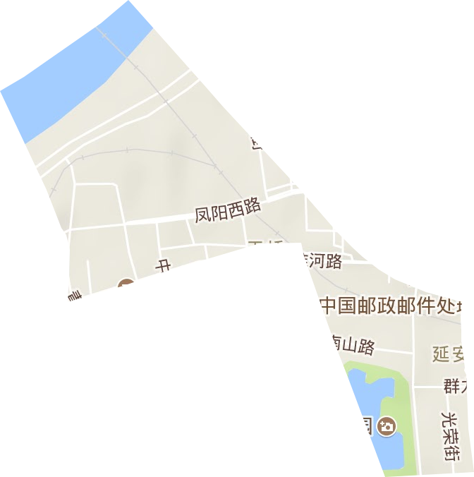 天桥街道地形图