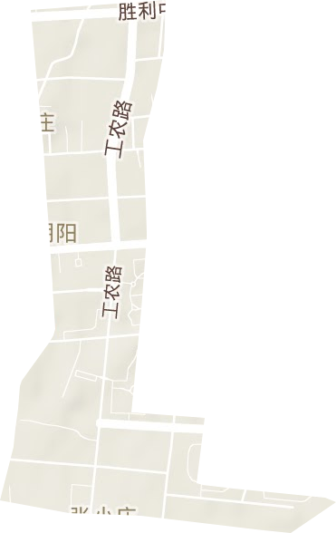 黄庄街道地形图