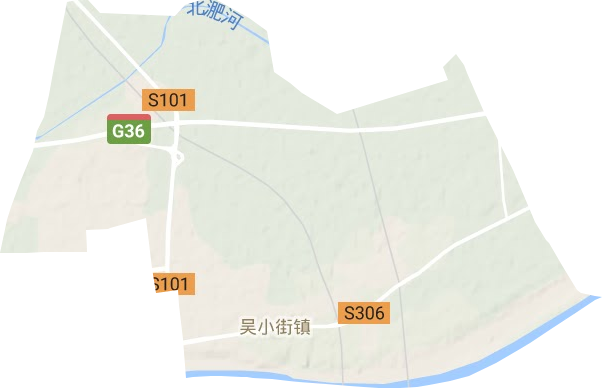 吴小街镇地形图
