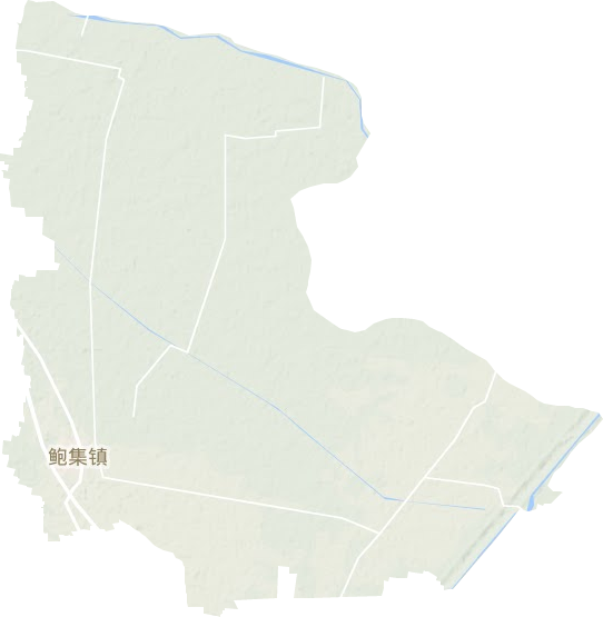鲍集镇地形图