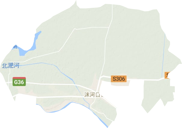 沫河口镇地形图
