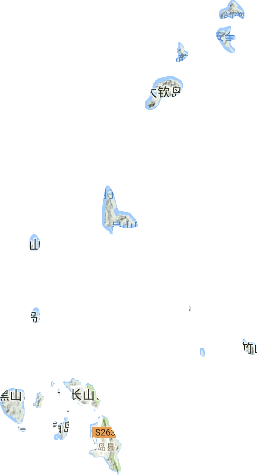 长岛县地形图