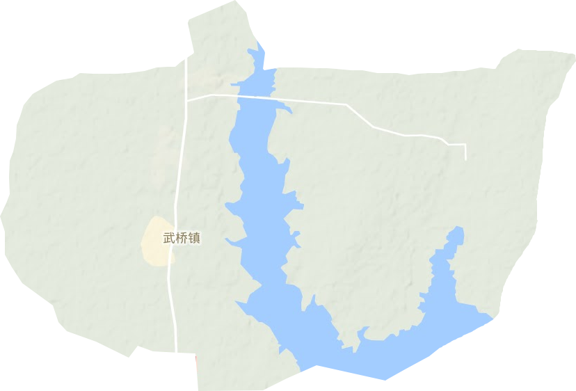 武桥镇地形图