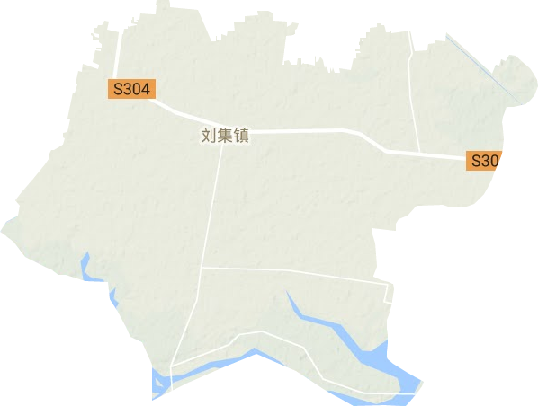 刘集镇地形图