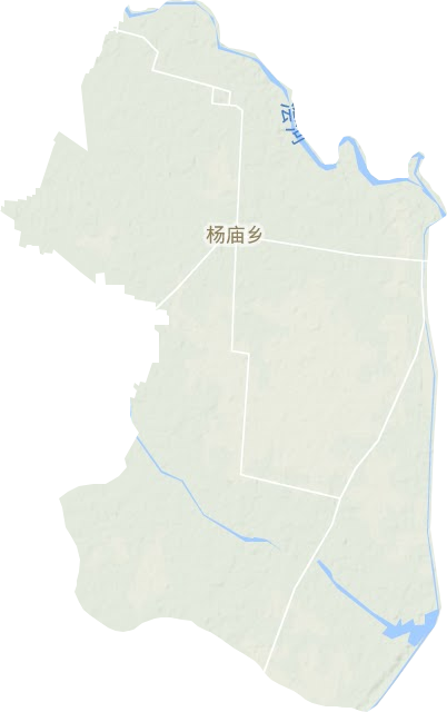 杨庙乡地形图