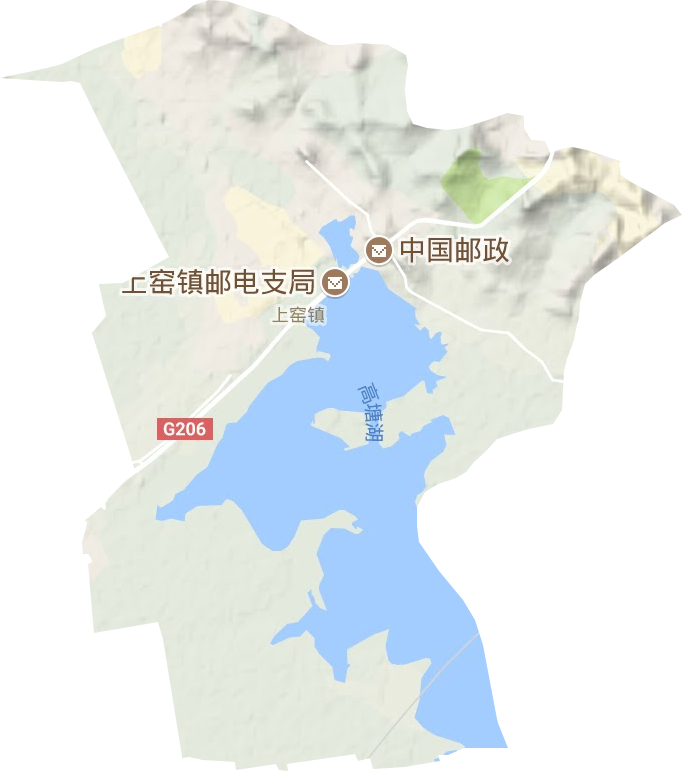 上窑镇地形图
