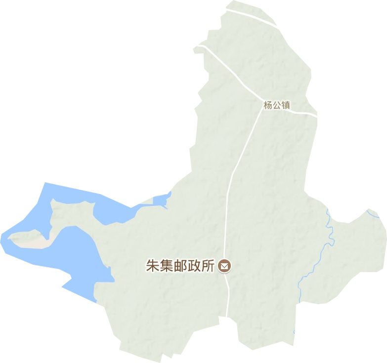 杨公镇地形图
