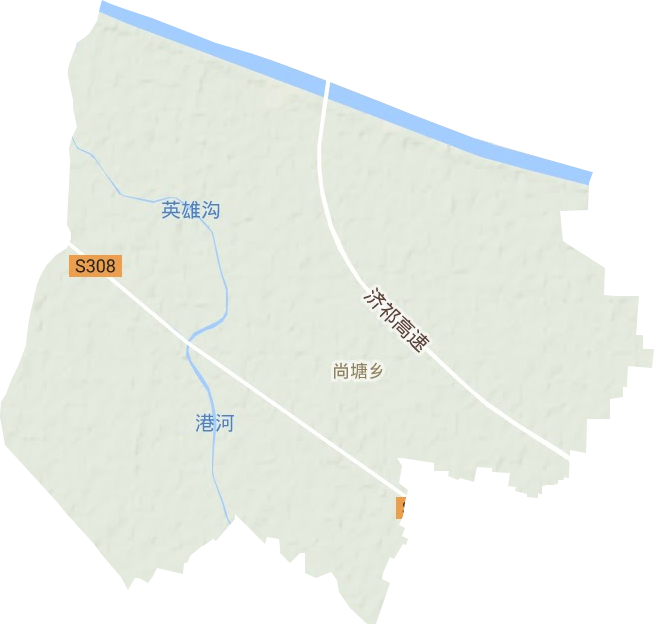 尚塘乡地形图