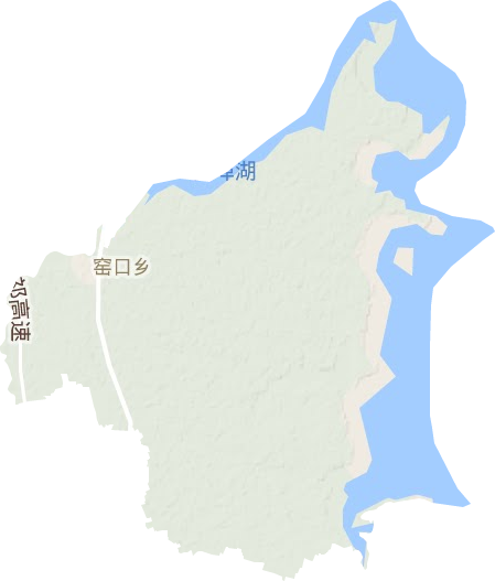 窑口乡地形图