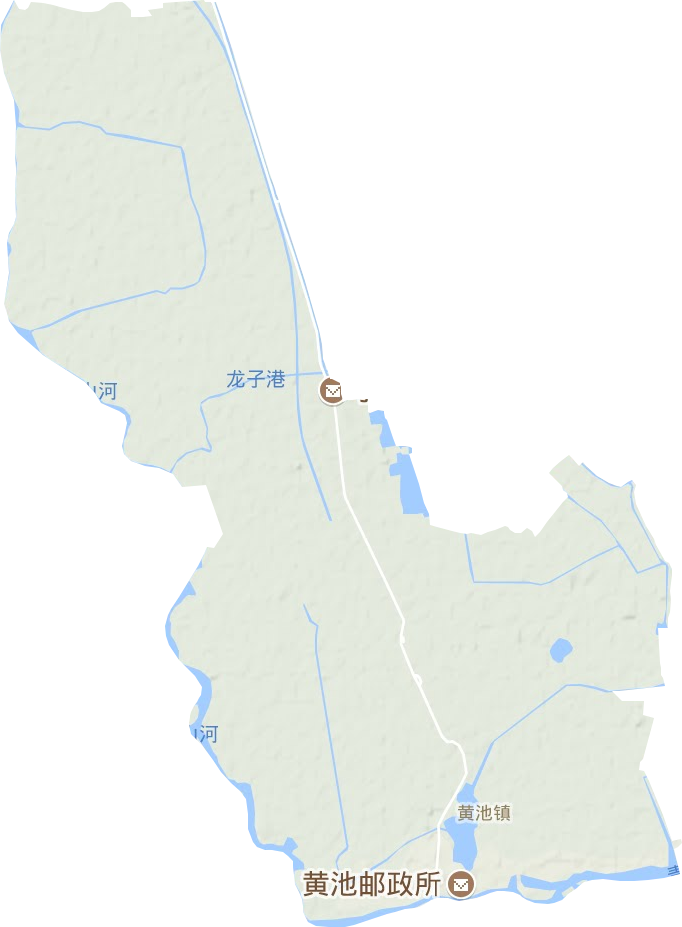 黄池镇地形图