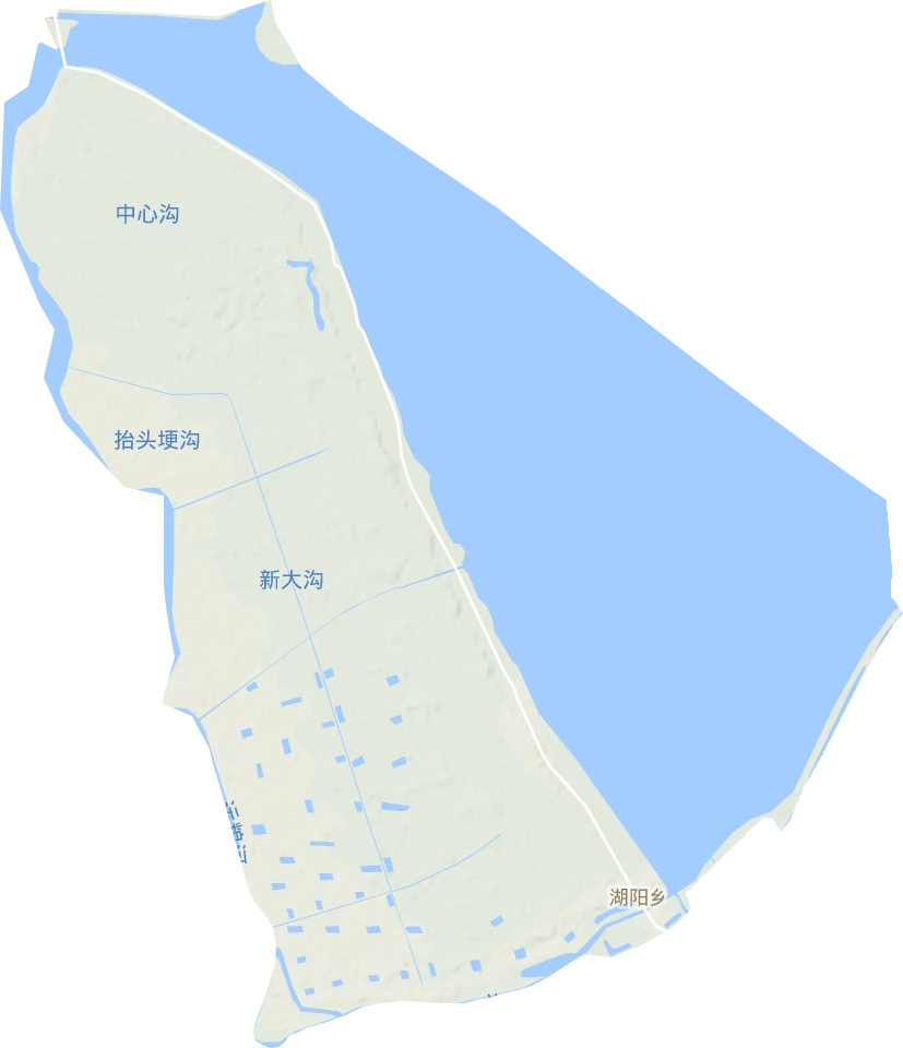湖阳乡地形图