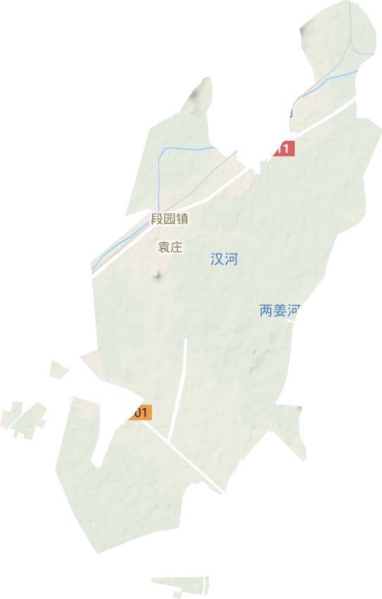 段圆镇地形图