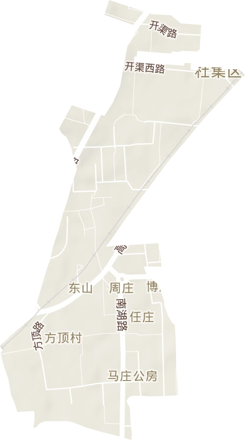 东山街道地形图