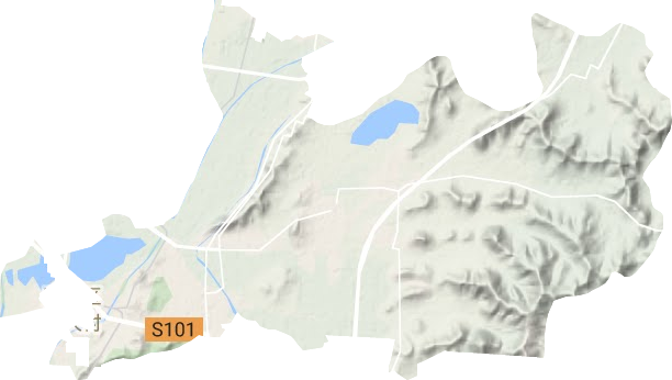 烈山镇地形图