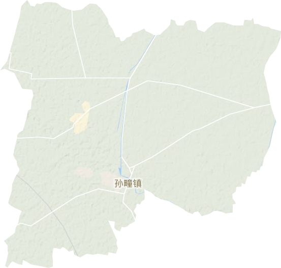 孙町镇地形图