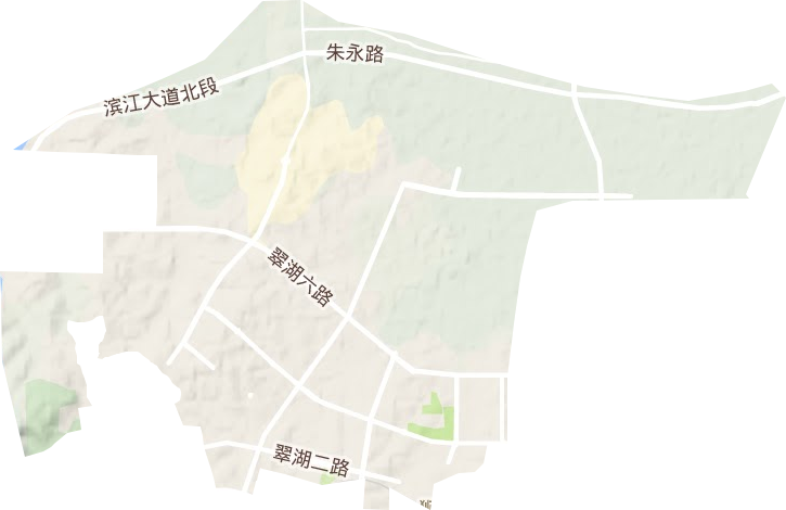 铜陵市经济开发区地形图