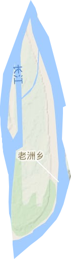 老洲乡地形图