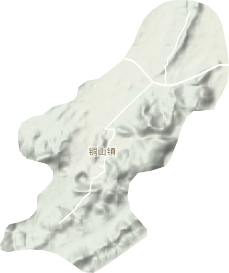 铜山镇地形图