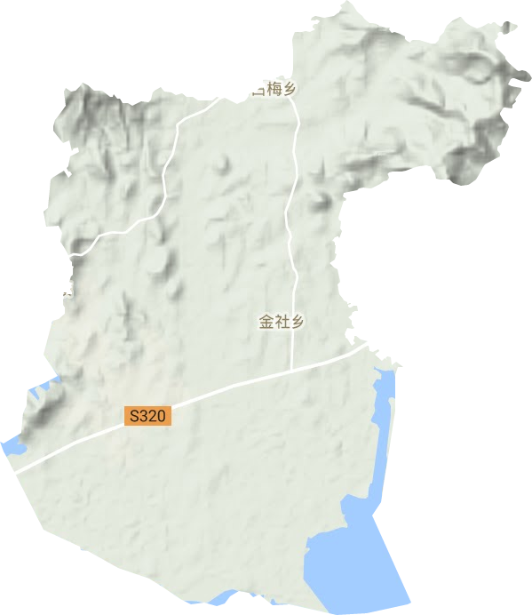 金社乡地形图