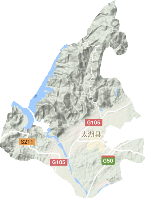 晋熙镇地形图
