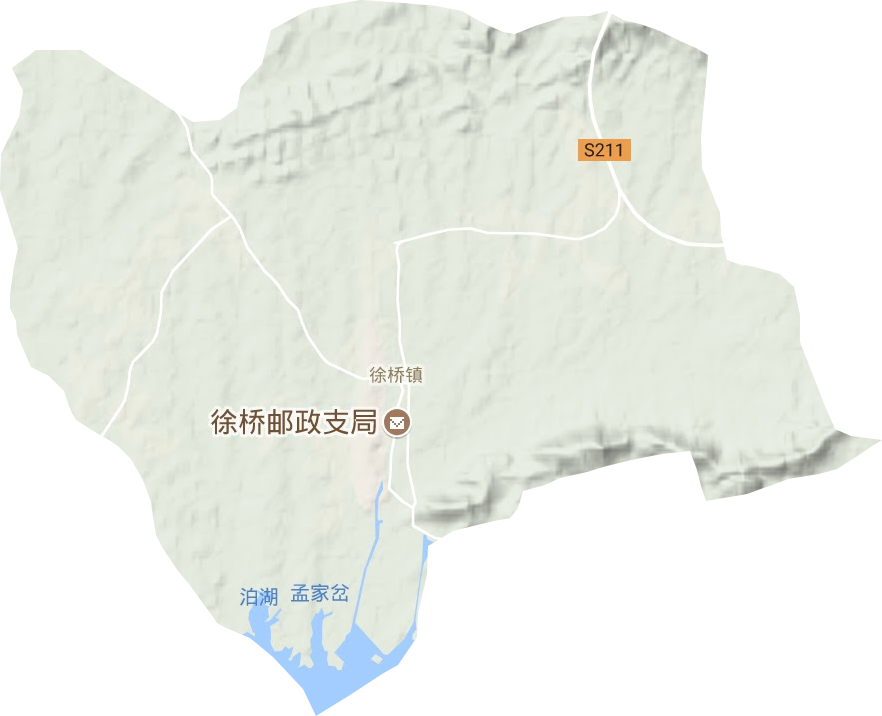 徐桥镇地形图