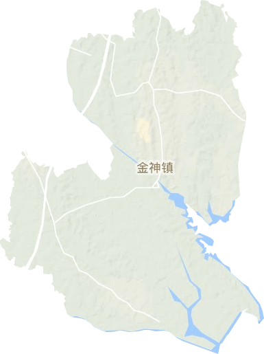 金神镇地形图