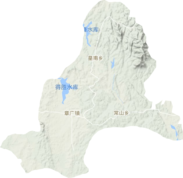 章广镇地形图