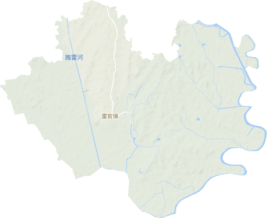 雷官镇地形图