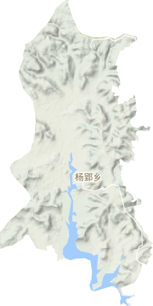 杨郢乡地形图