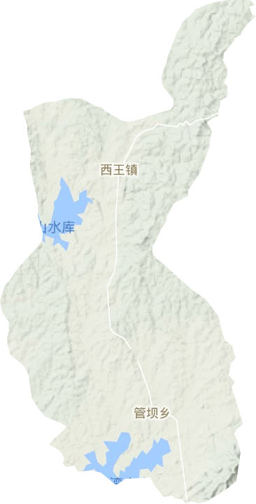 西王镇地形图