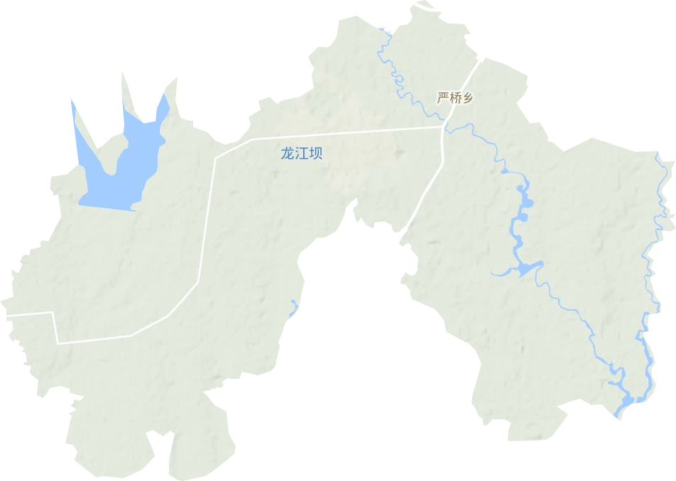 严桥乡地形图