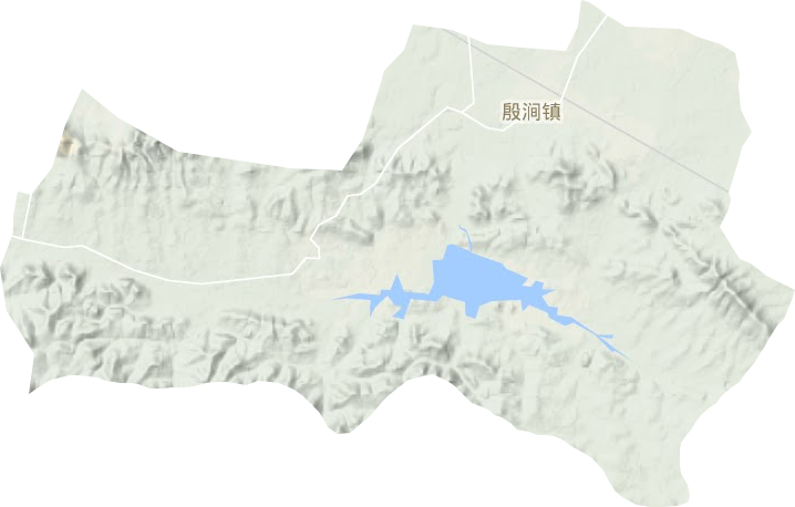 殷涧镇地形图