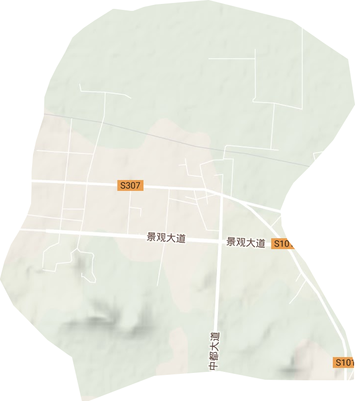 凤阳县工业园区地形图