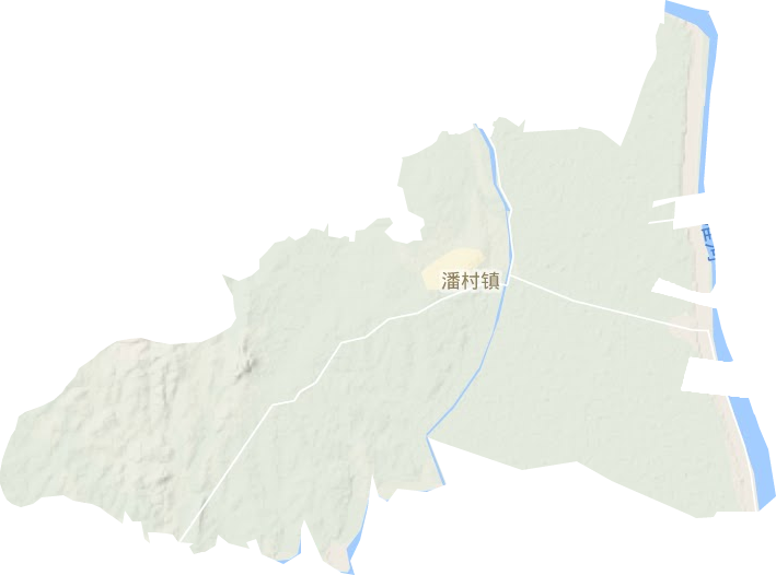 潘村镇地形图