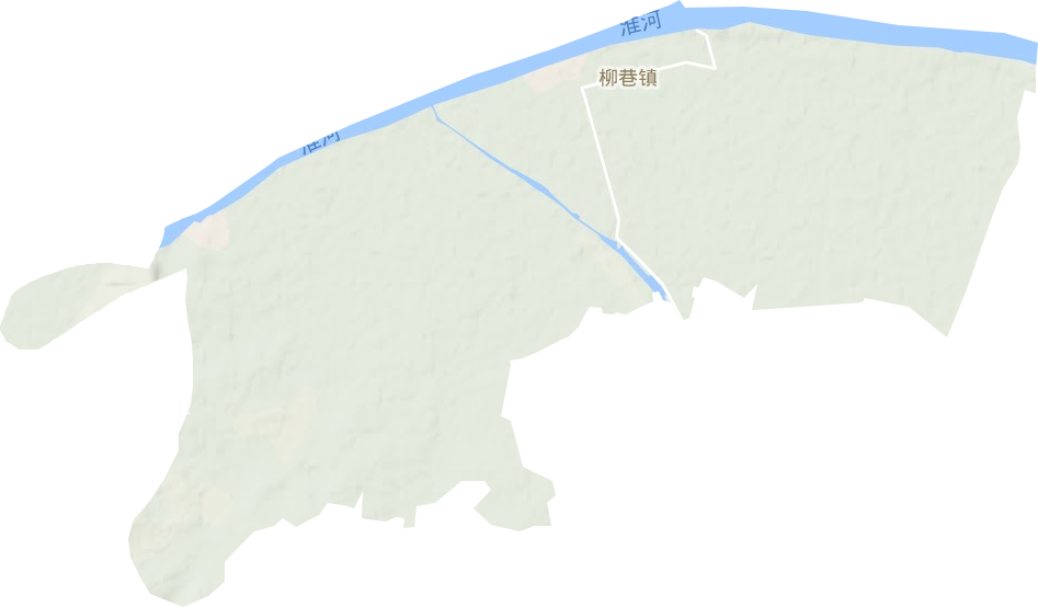 柳巷镇地形图