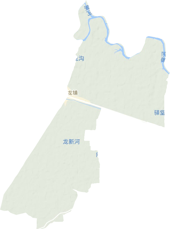 九龙镇地形图