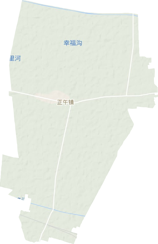 正午镇地形图