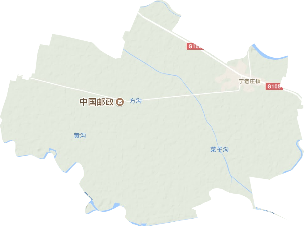 宁老庄镇地形图