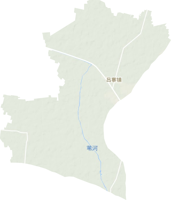吕寨镇地形图