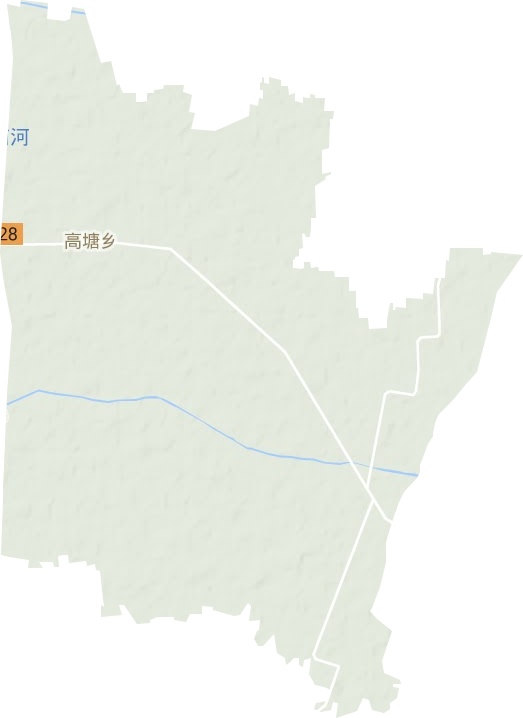高塘乡地形图
