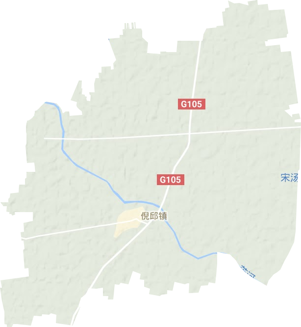 倪邱镇地形图