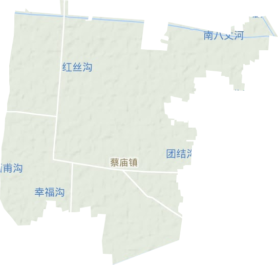 蔡庙镇地形图