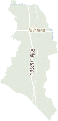 苗老集镇地形图