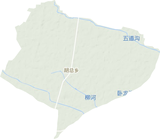 胡总乡地形图